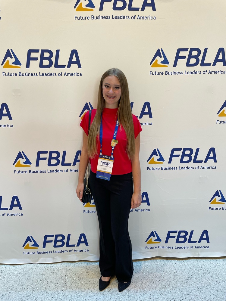 Annlee Lowery participated in the FBLA Competition in San Antonio , Texas