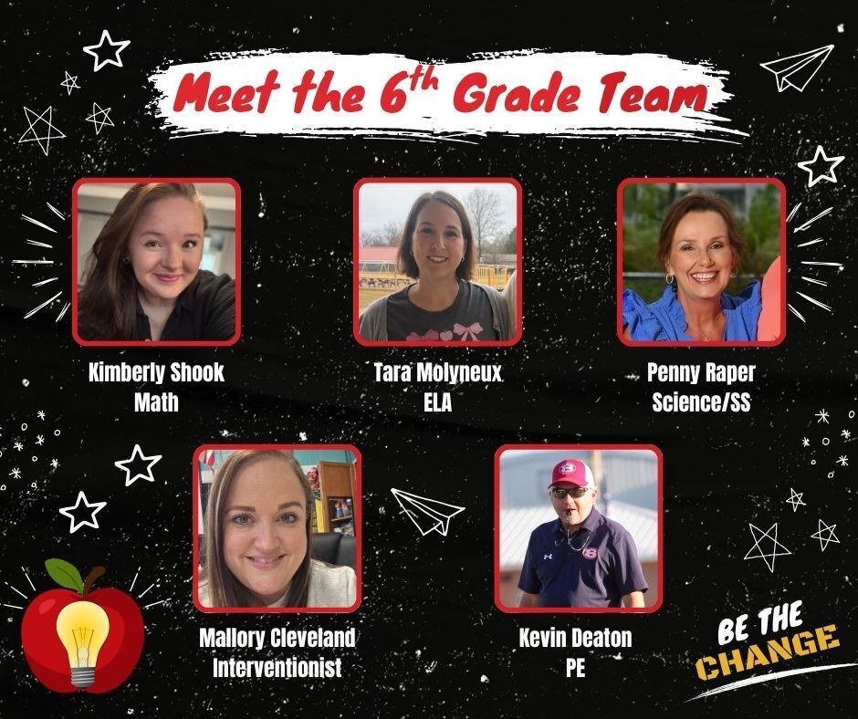 6th Grade Teachers