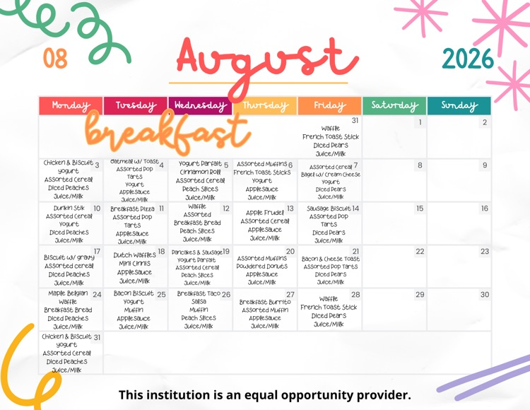 August Breakfast