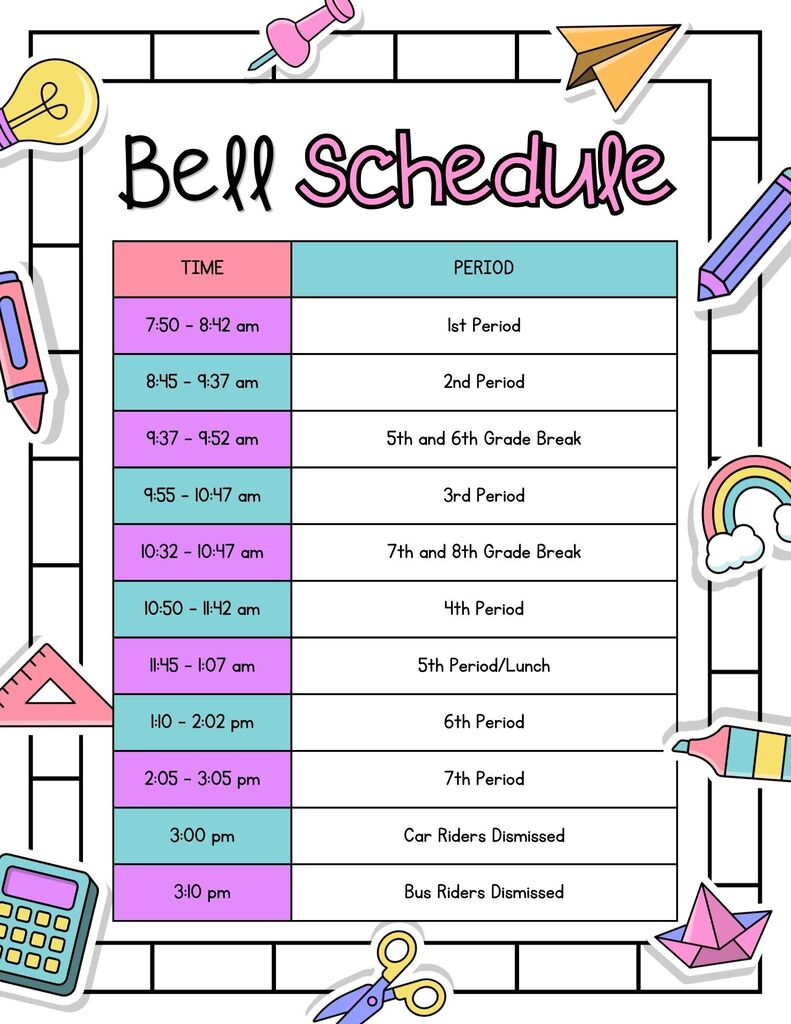 Bell Schedule