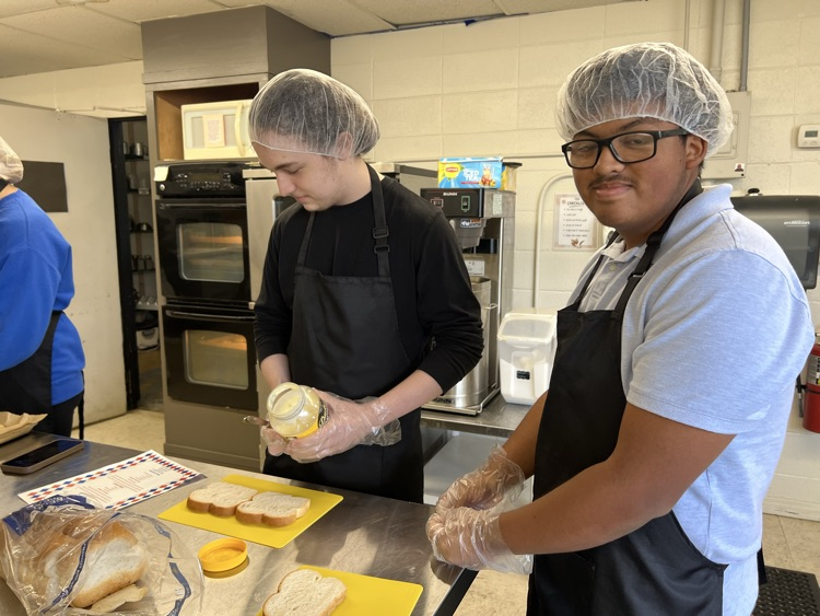 Students Doing Lunch Prep