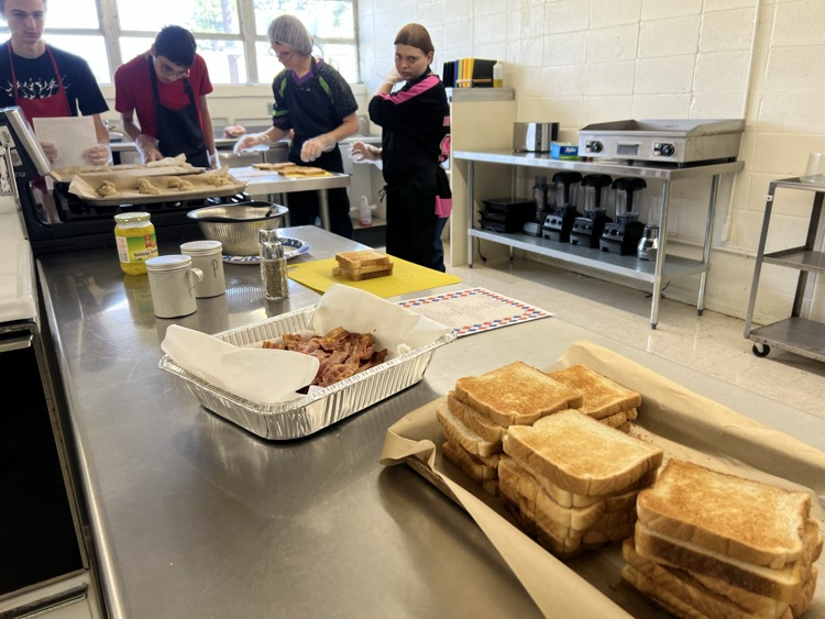 Students Doing Lunch Prep