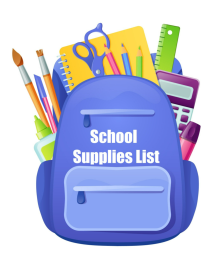 School Supply lists
