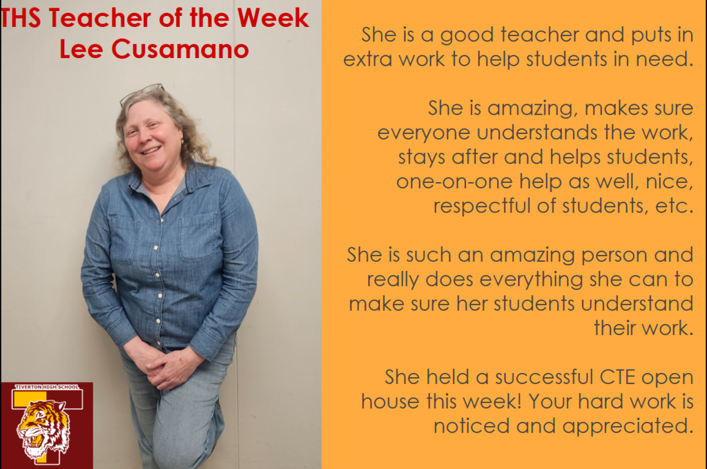 Teacher of the Week - Lee Cusumano