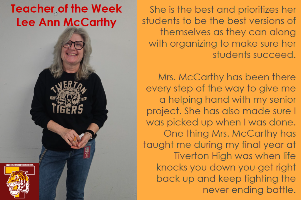 Teacher of the Week - Lee Ann McCarthy