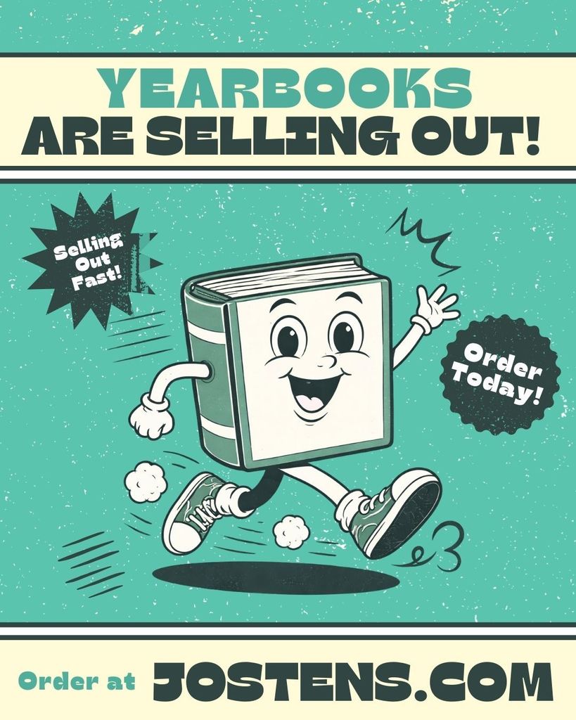 📘 Yearbooks are selling out FAST! Don’t miss your chance to grab a copy and relive the memories from this year.  Once they’re gone, they’re gone—so be sure to order yours today!  👉 Order now: Jostens.com
