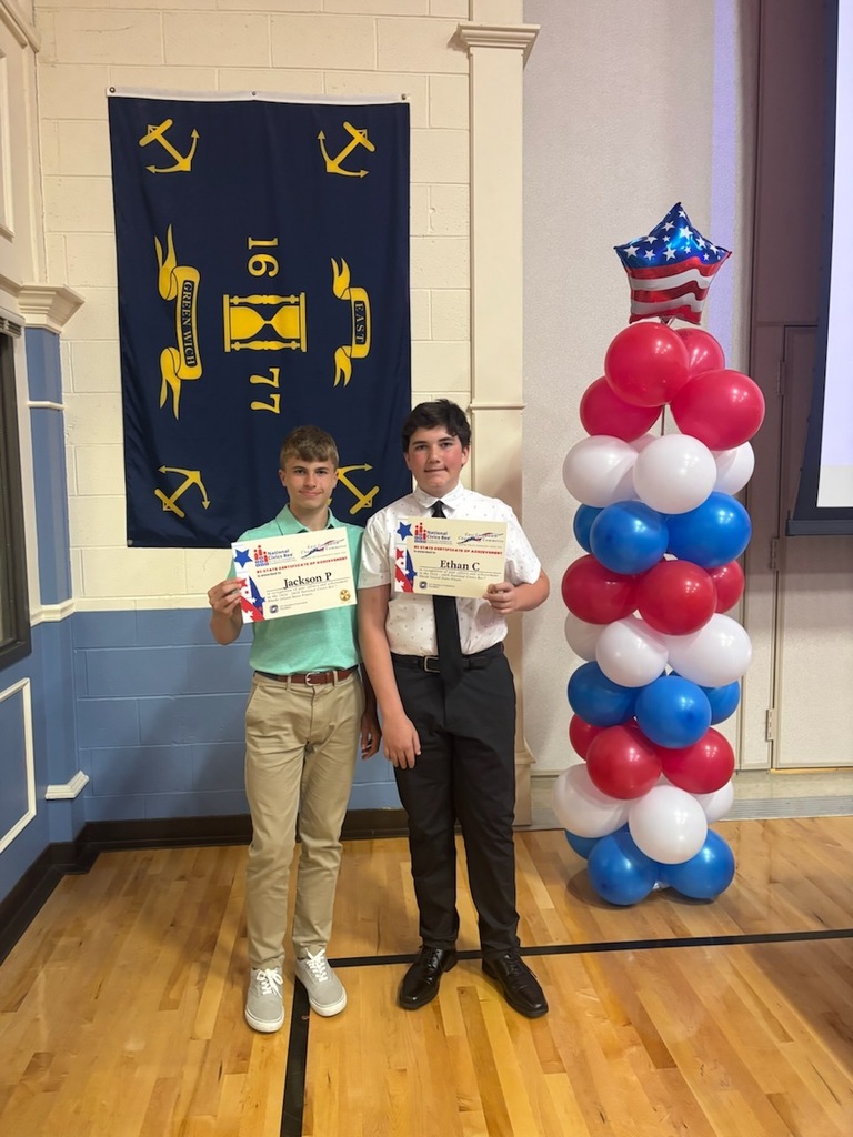 Please join us in applauding Tiverton Middle School 8th grader Jackson Pepler and 6th grader Ethan Cordeiro! On Tuesday, June 16, Jackson and Ethan became the very first TMS students to qualify for and compete in the Rhode Island National Civics Bee! To reach the live state finals, both boys first had to submit a comprehensive essay identifying a community issue and proposing a civic solution. Out of all the 2026 essay submissions across Rhode Island, Jackson and Ethan were specially selected as state finalists. The prestigious event featured introductory remarks by Stephen Lombardi, Executive Director of the East Greenwich Chamber of Commerce, and guest speaker RI Secretary of State Gregg Amore. The competition was evaluated by an esteemed panel of judges. Jackson and Ethan took the stage and competed fiercely in the first two rounds of the live finals, which contained challenging multiple-choice questions testing deep civics knowledge. They represented Tiverton with incredible poise, sharp intelligence, and absolute tiger pride. We are so proud of their hard work and civic leadership.