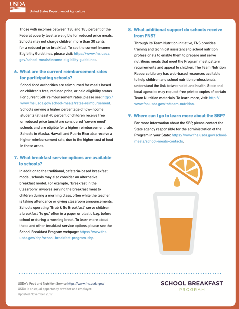 the school breakfast program page 2