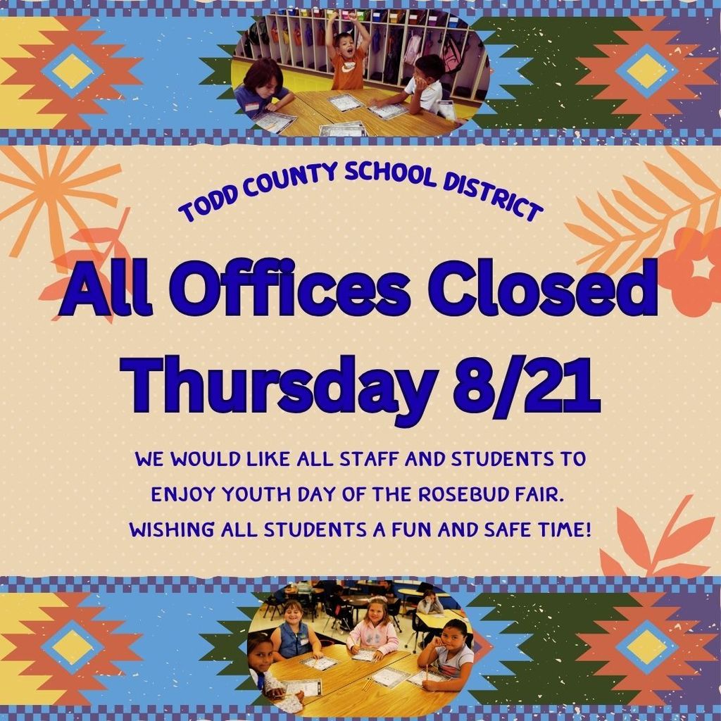 Office closed Thursday for staff and students to enjoy youth day of the fair.
