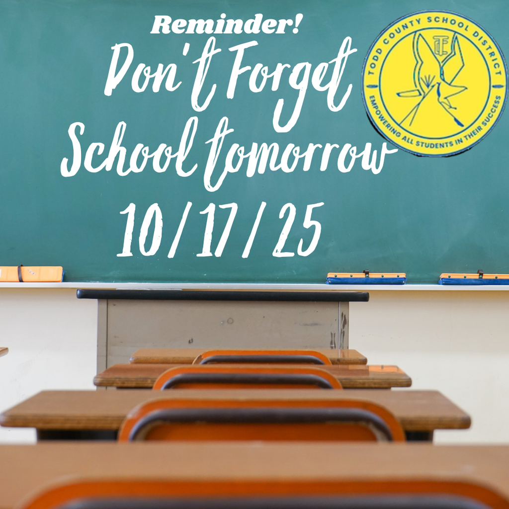 reminder that there is school tomorrow 10/17/2025