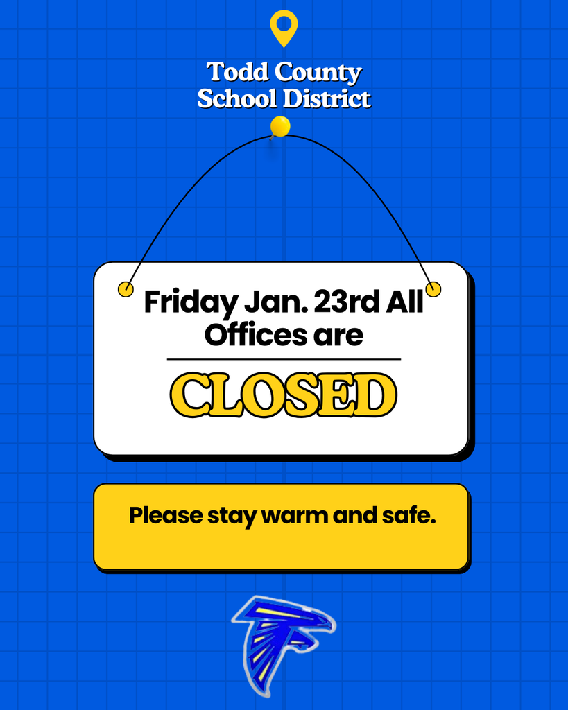 All offices closed jan 23rd. 