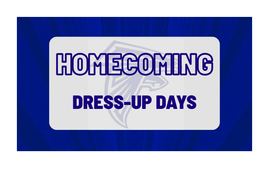 Homecoming Dress-Up Days with washed out falcon