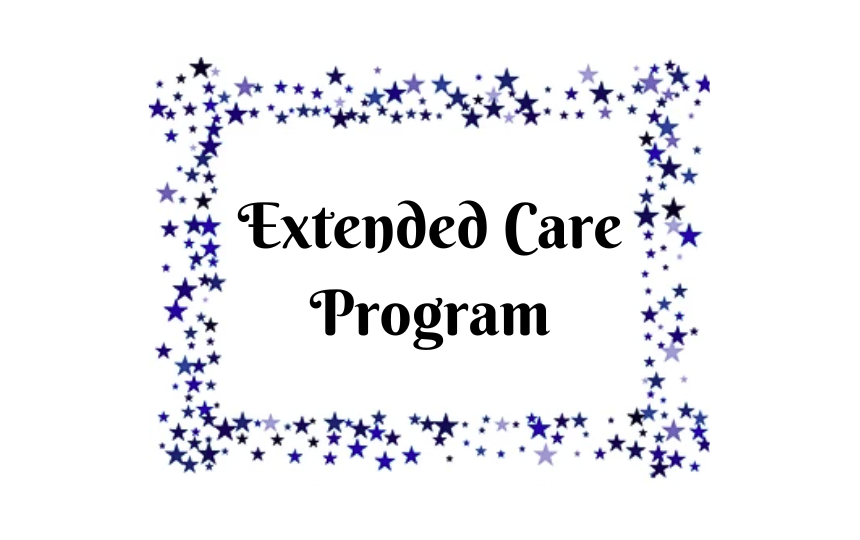 Extended Care Program with blue stars