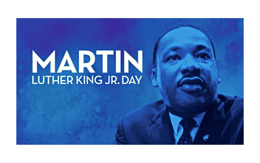 MLK with blue background and MLK photo