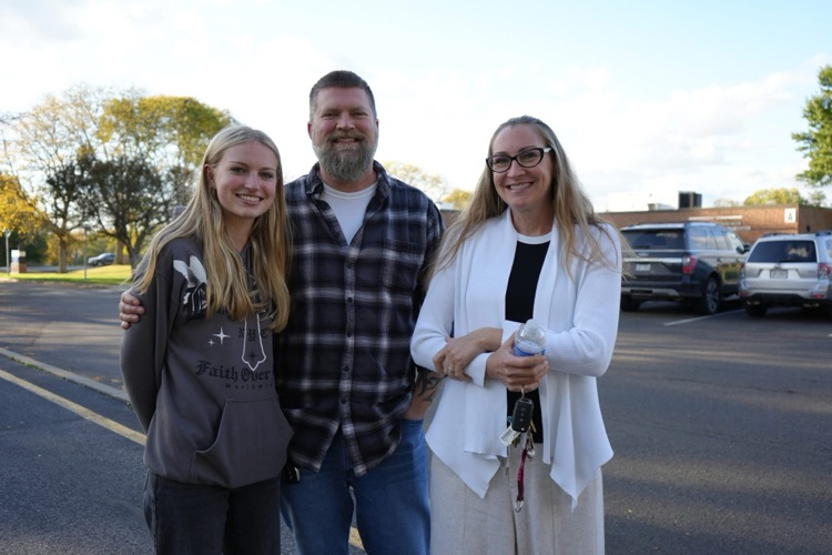 family going to open house