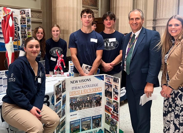new visions students at the capitol for BOCES Expo day