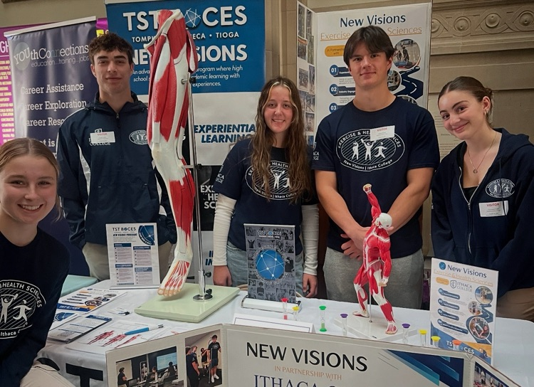 new visions students at the capitol for BOCES Expo day