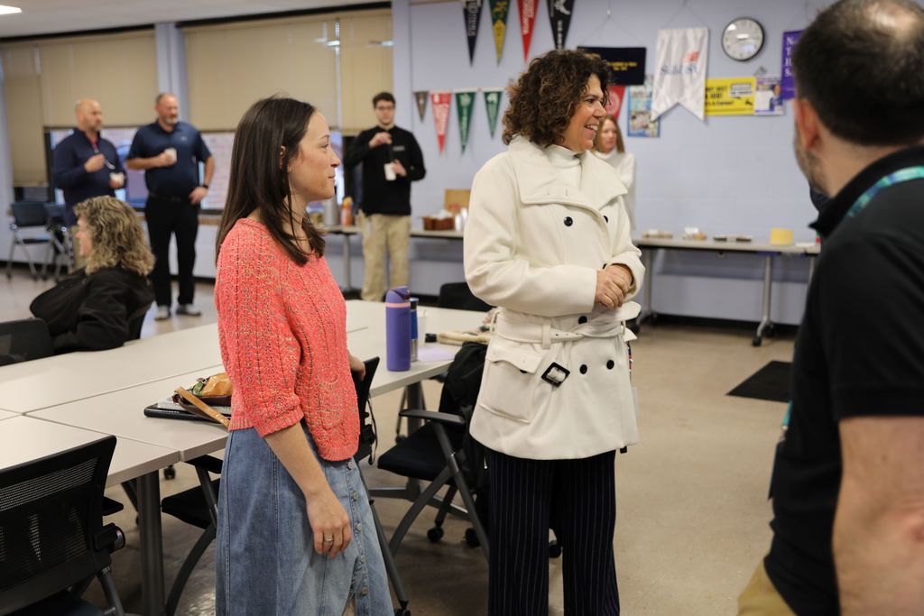 Celebrating Jennifer Hightower, TST's newest National Board Certified Teacher: Jennifer gathered with other teachers at celebration