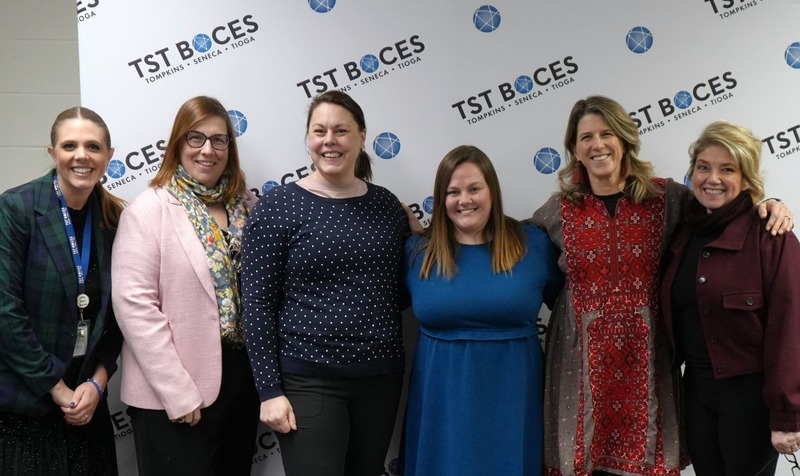 Representing TST BOCES: Mrs. Lily Talcott, Ms. Christine Alexander, Rebecca Dann, Lauren Rocker, Kirsten Pike,and Mrs. Cindy Walter