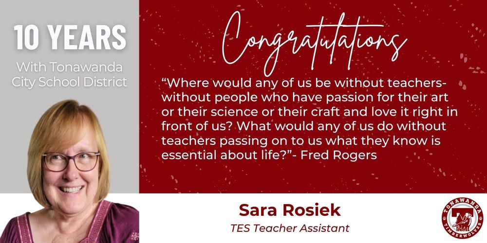 10 years, congratulations, sara rosiek