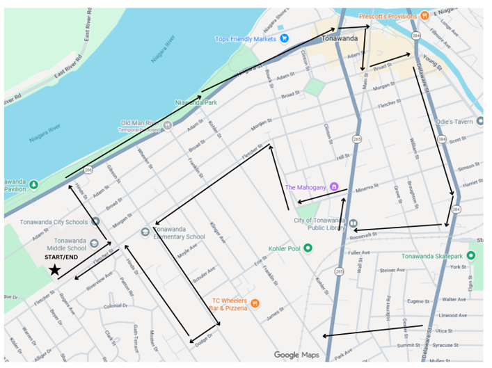 map of tonawanda