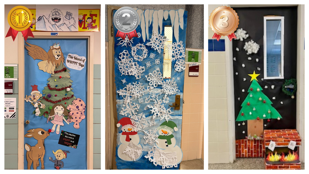 TMS door decorating winners