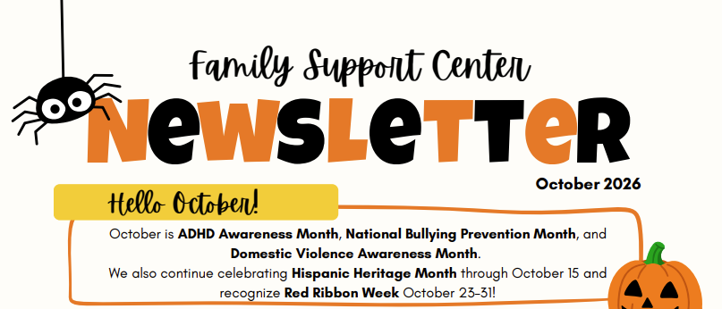 Family Support Center Newsletter header