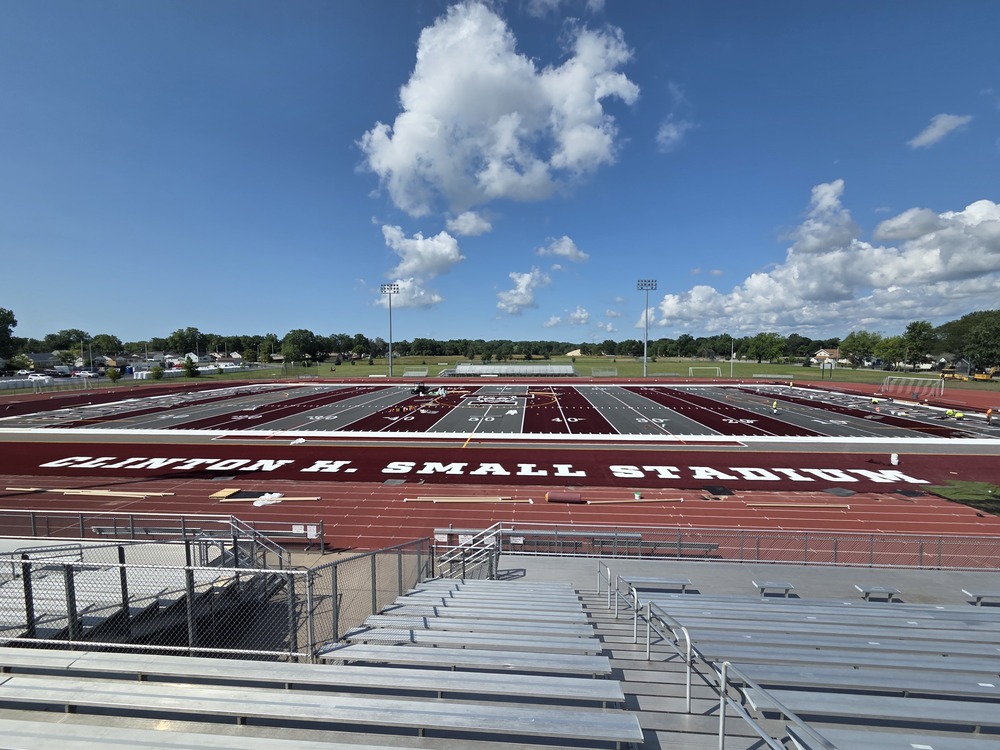 Image of new turf getting installed