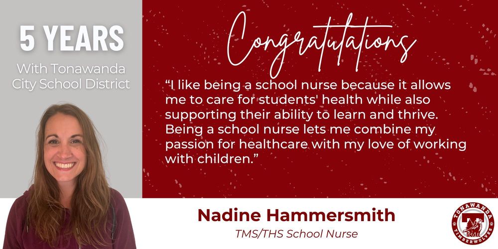 Nadine Hammersmith, 5 years, congratulations