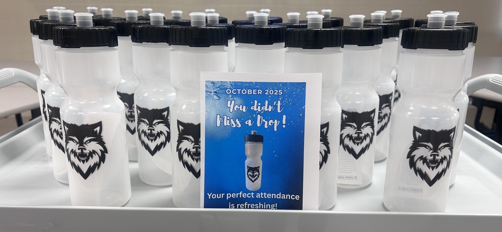 perfect attendance waterbottles