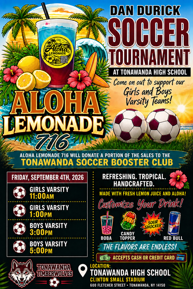 image of dan durick soccer tournament flyer, info in web story