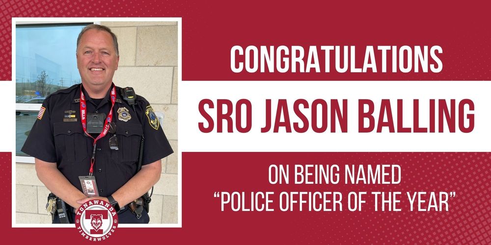 congratulations sro jason balling, police officer of the year