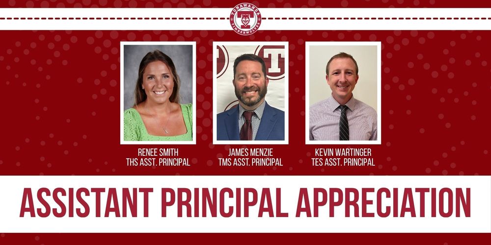 Assistant Principal Appreciation graphic with photos of assistant principals