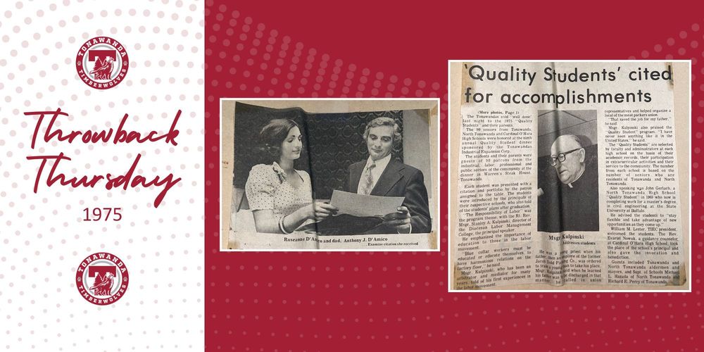 Throwback Thursday, 1975 news article about Quality Students of the Tonawandas