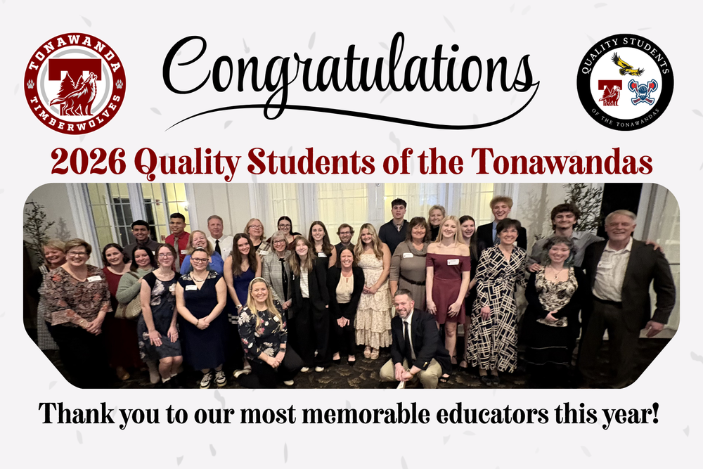 photo of 2026 quality students and  Tonawanda educators