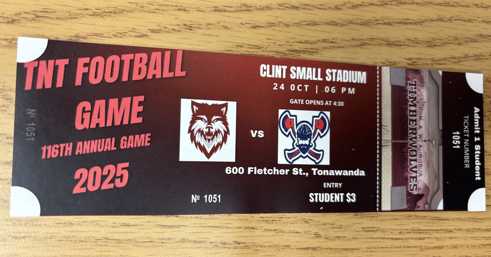 tnt football game ticket