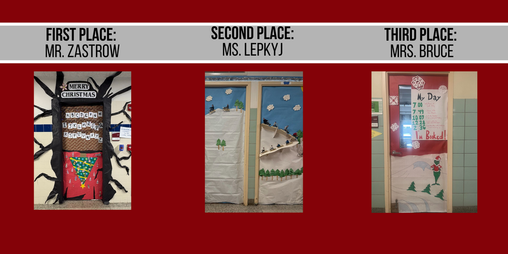 Door decorating contest graphic