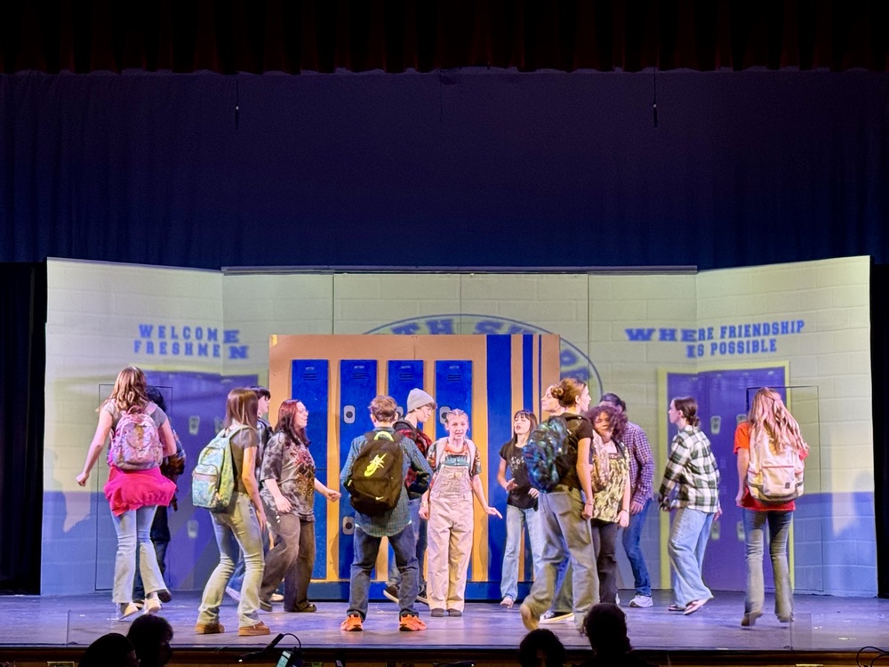 Students perform Mean Girls the Musical.