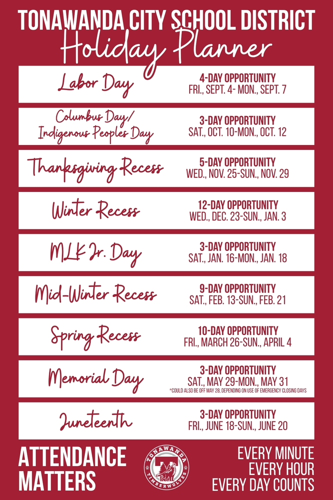 holiday planner