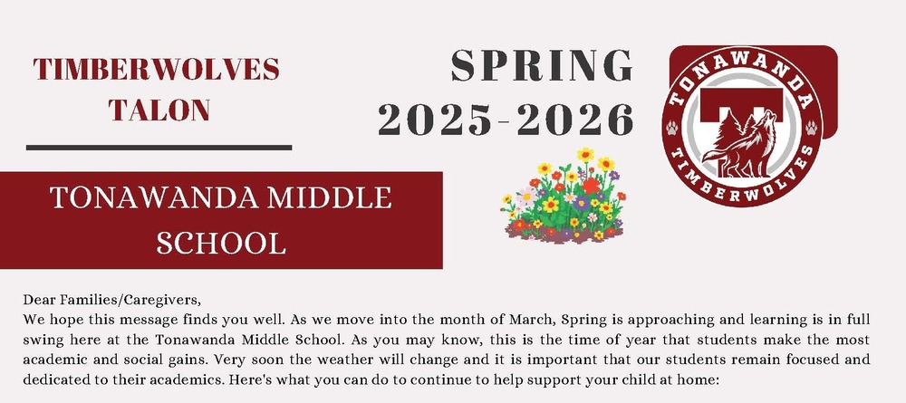 TMS Spring Newsletter header
