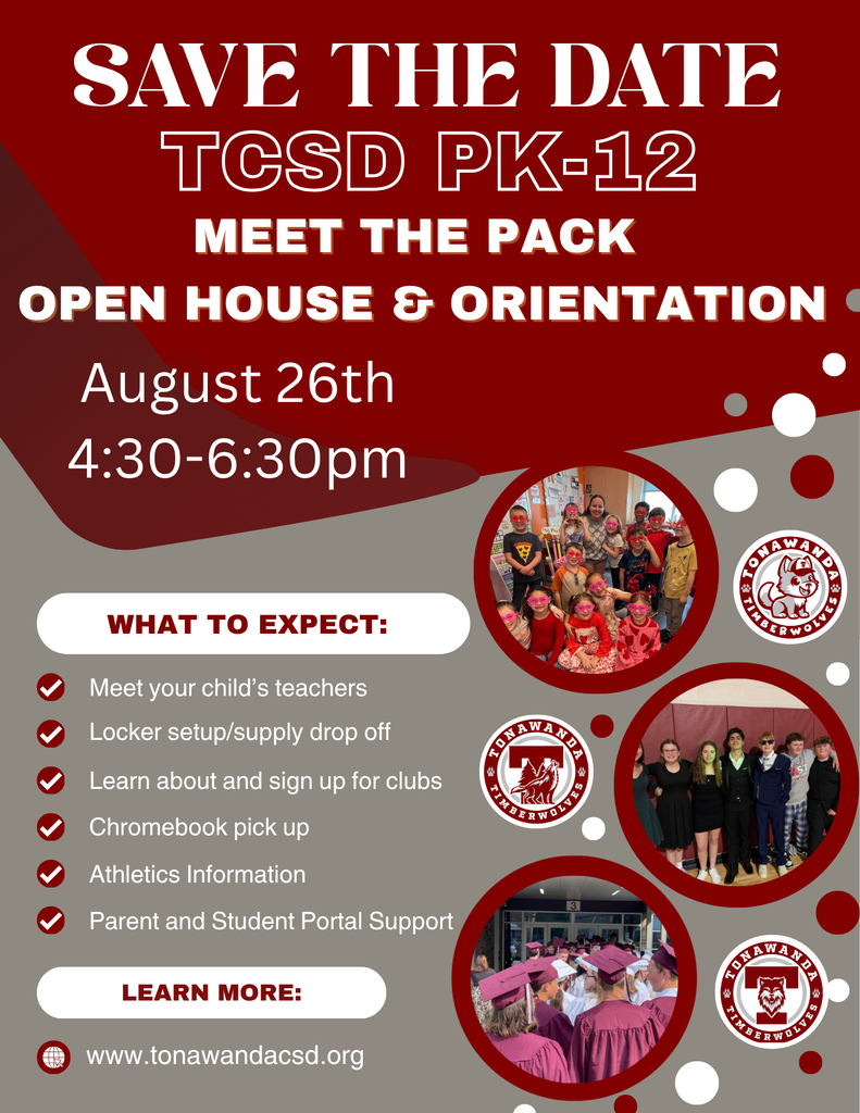 save the date, meet the pack open house and orientation, August 26, 4:30-6:30