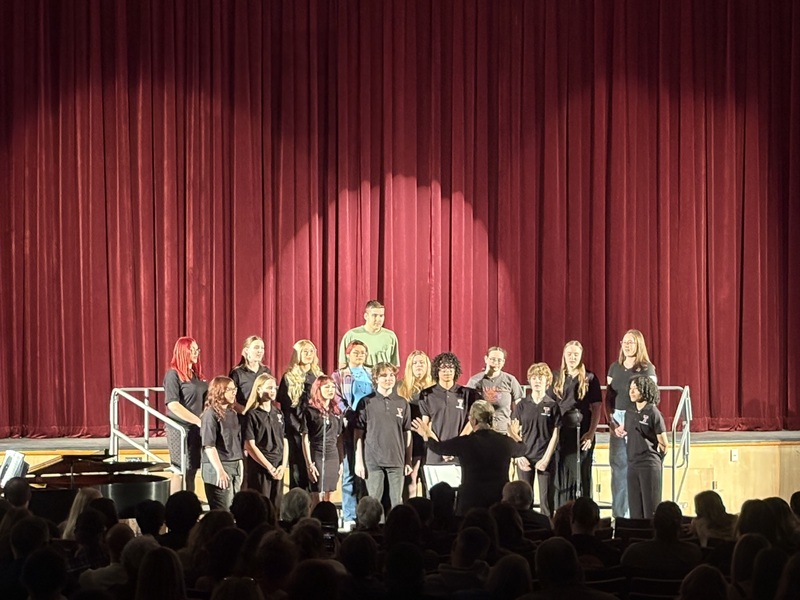 Students perform at THS Spring Concert.