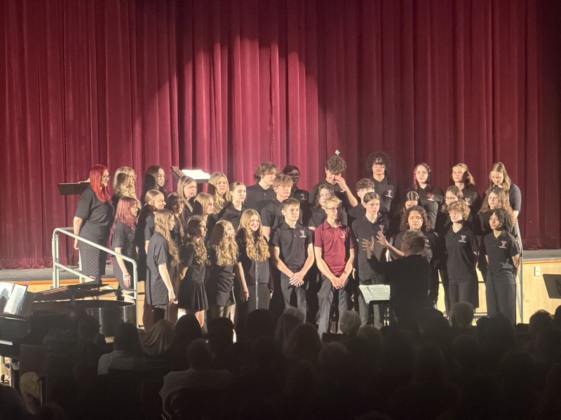 Students perform at THS Spring Concert.
