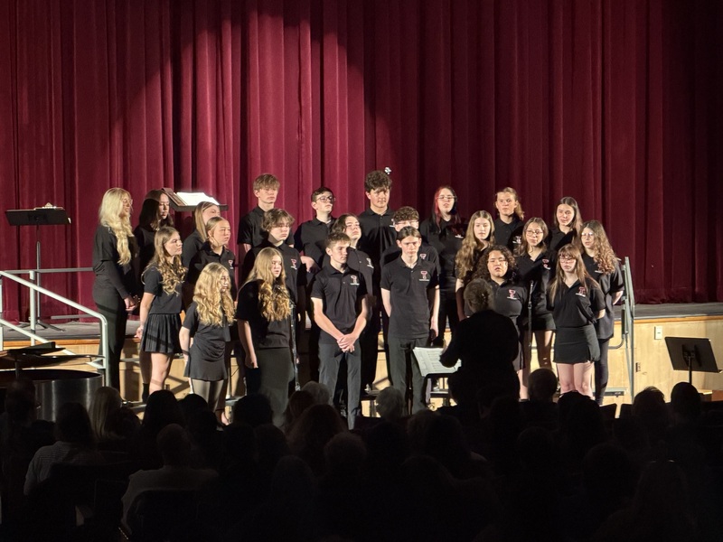 Students perform at THS Spring Concert.