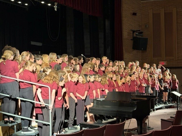 TMS students perform at Spring Concert.