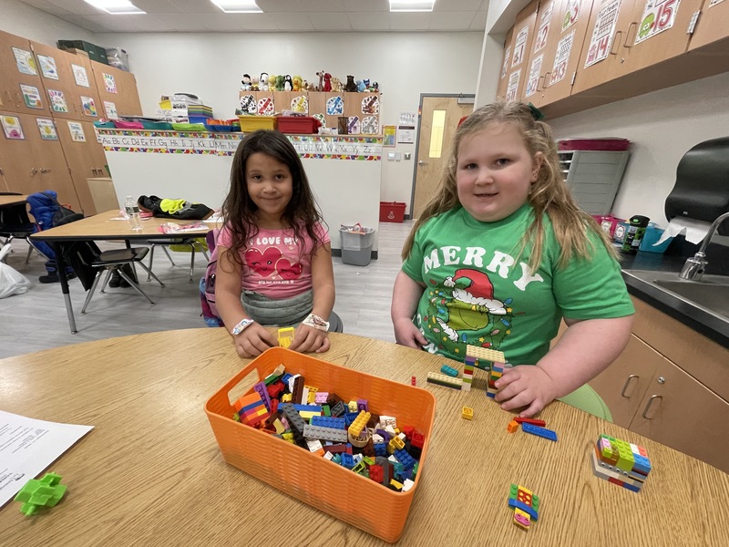Students dress up for Grinch Day.