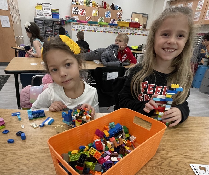 Students dress up for Grinch Day.