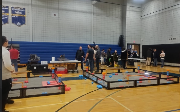 students competing at tech wars