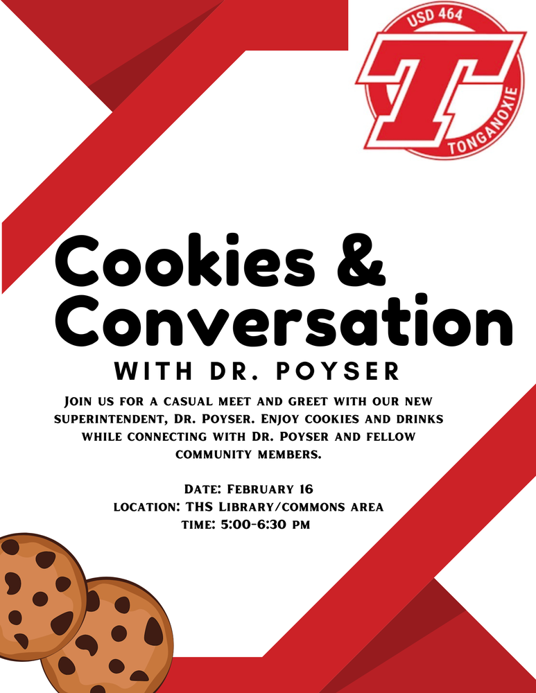 Join us for Cookies & Conversation with Dr. Poyser!