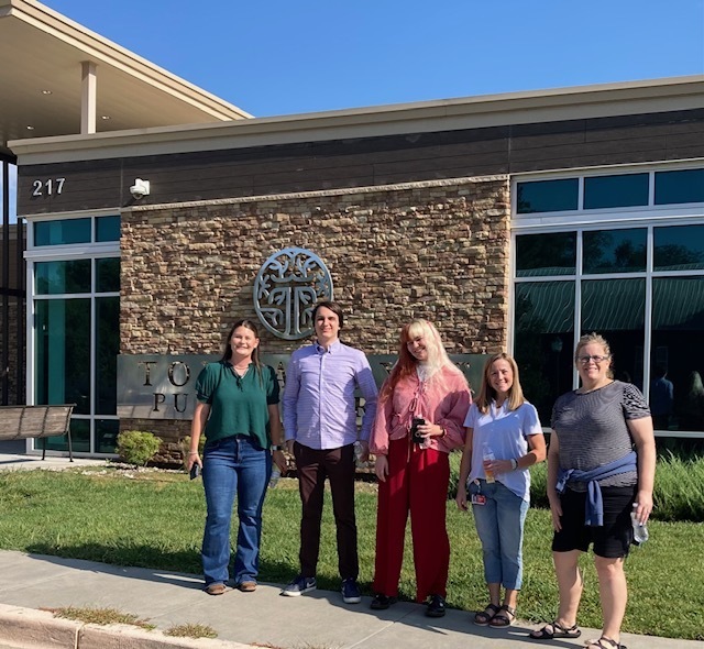 What a way to welcome new teachers to USD464! New teachers went on a wild goose chase and explored our town. Welcome to the USD 464 family!